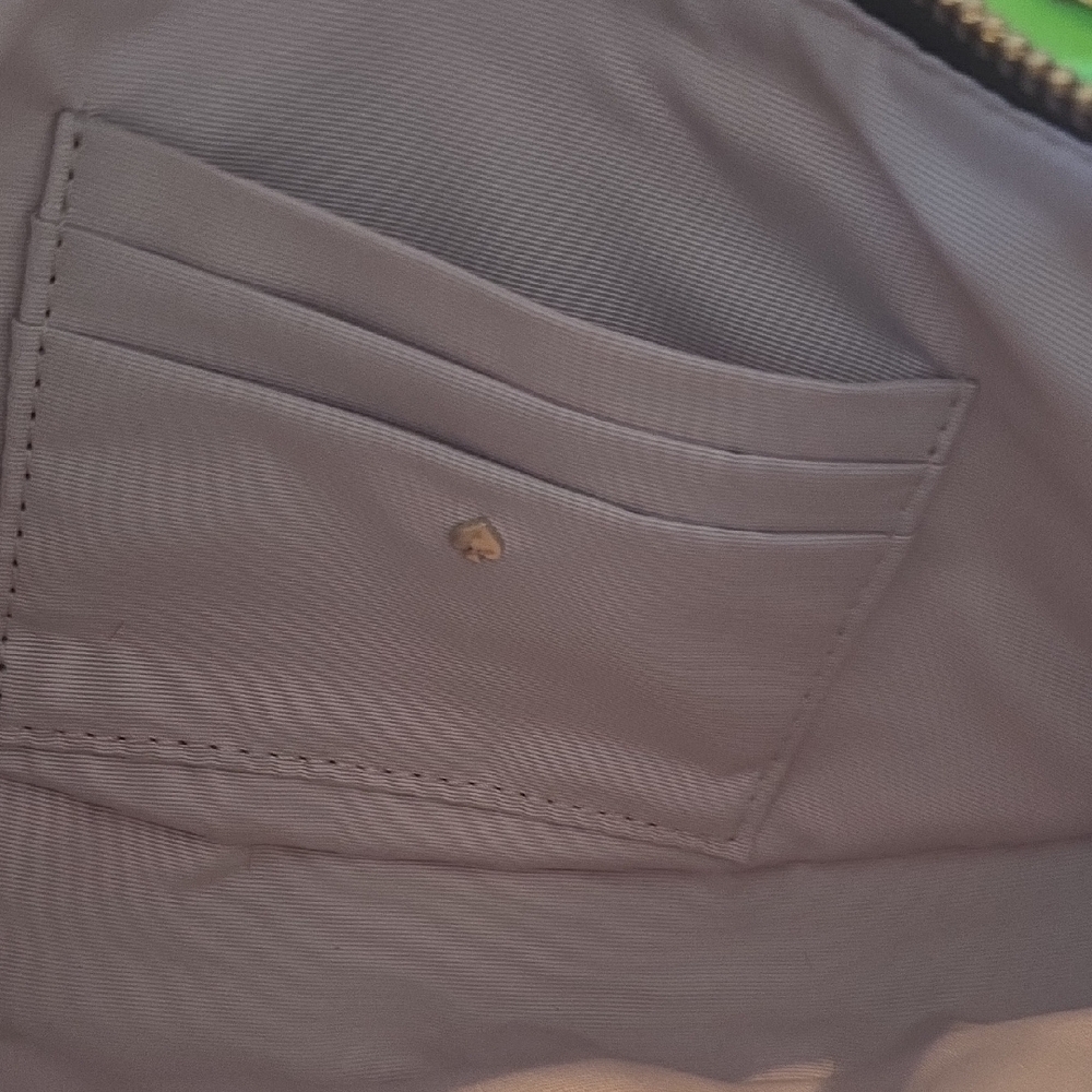 kate spade Leopard Print Crescent Shoulder Bag with Brown Trim - Picture 6 of 7